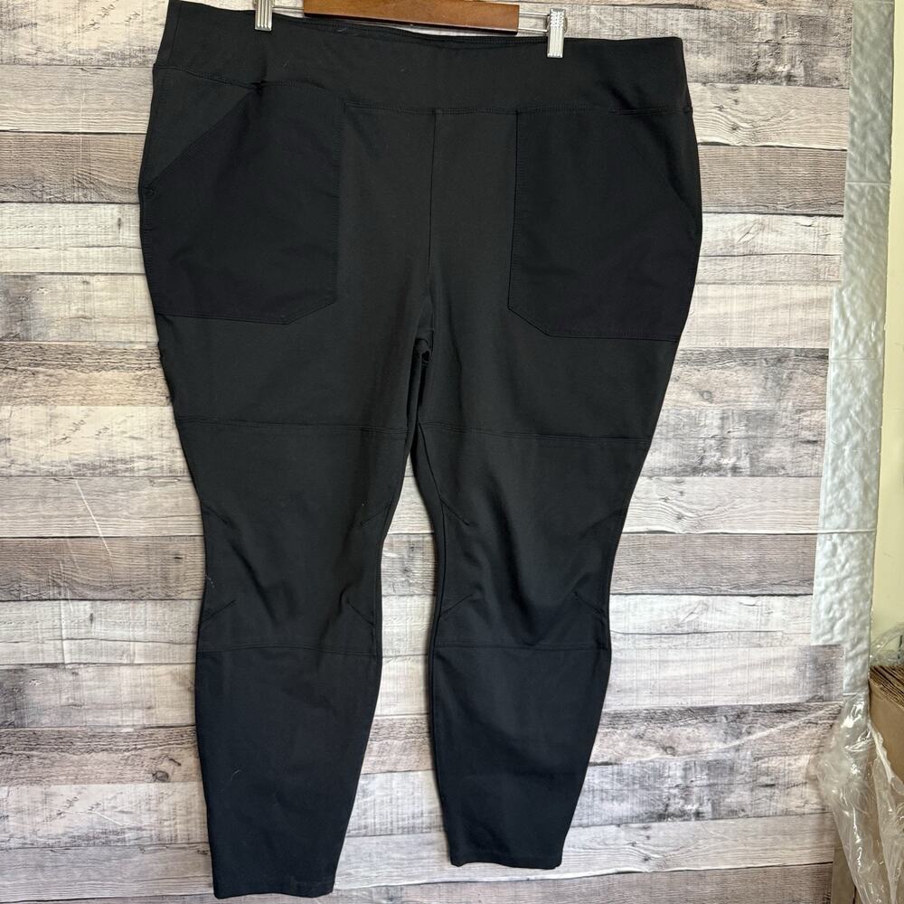 Carhartt Force Fitted Leggings Womens 2X Black Reinforced Knee Utility